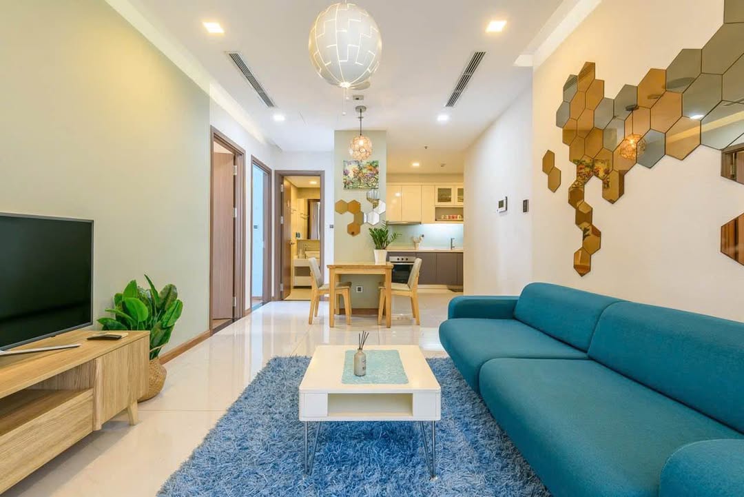 Căn hộ Vinhomes Central Park 72m² giá 23 triệu - Full nội thất cao cấp!