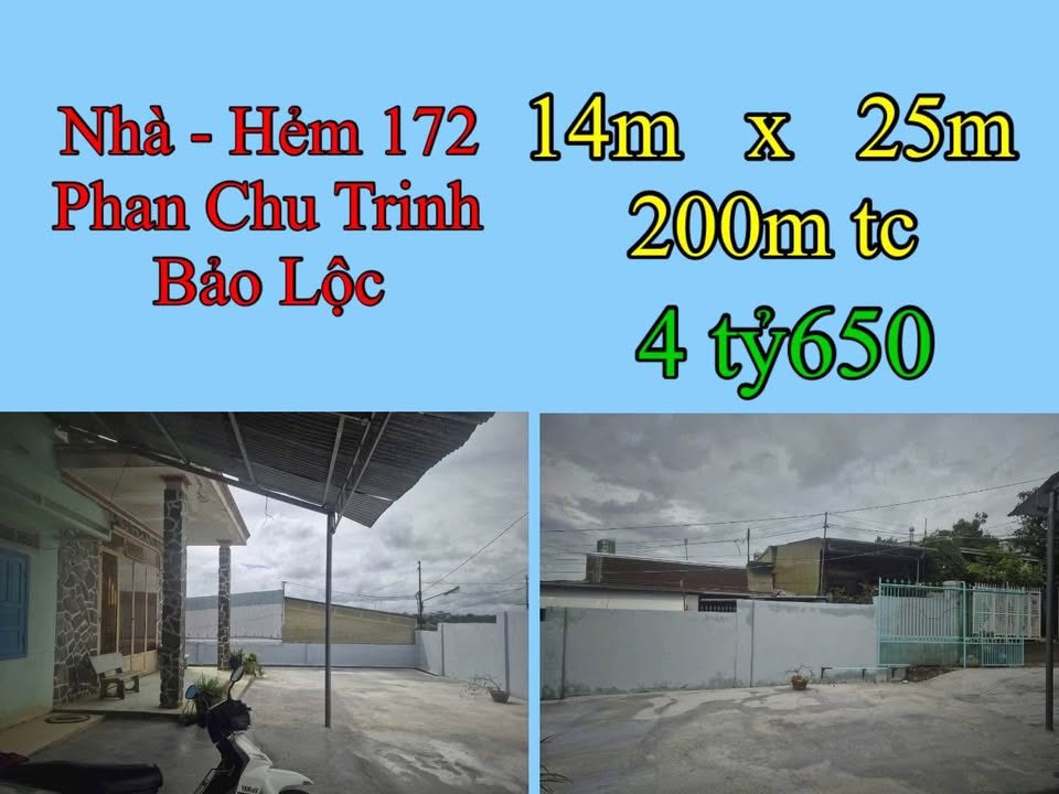 Nhà cấp 4 Bảo Lộc 350m² giá 4.65 tỷ - Đầu tư sinh lời ngay!