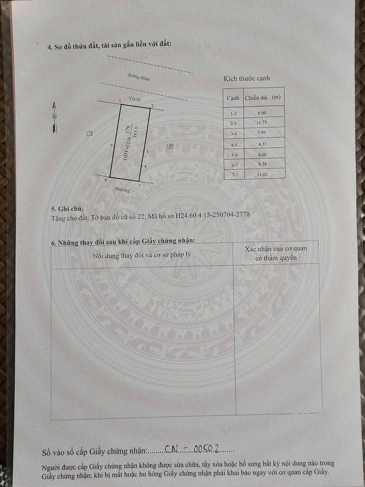 Đất mặt tiền 8m tại phường Thạch Khôi, TP Hải Dương 161m² - Giá cực tốt, đầu tư sinh lời!