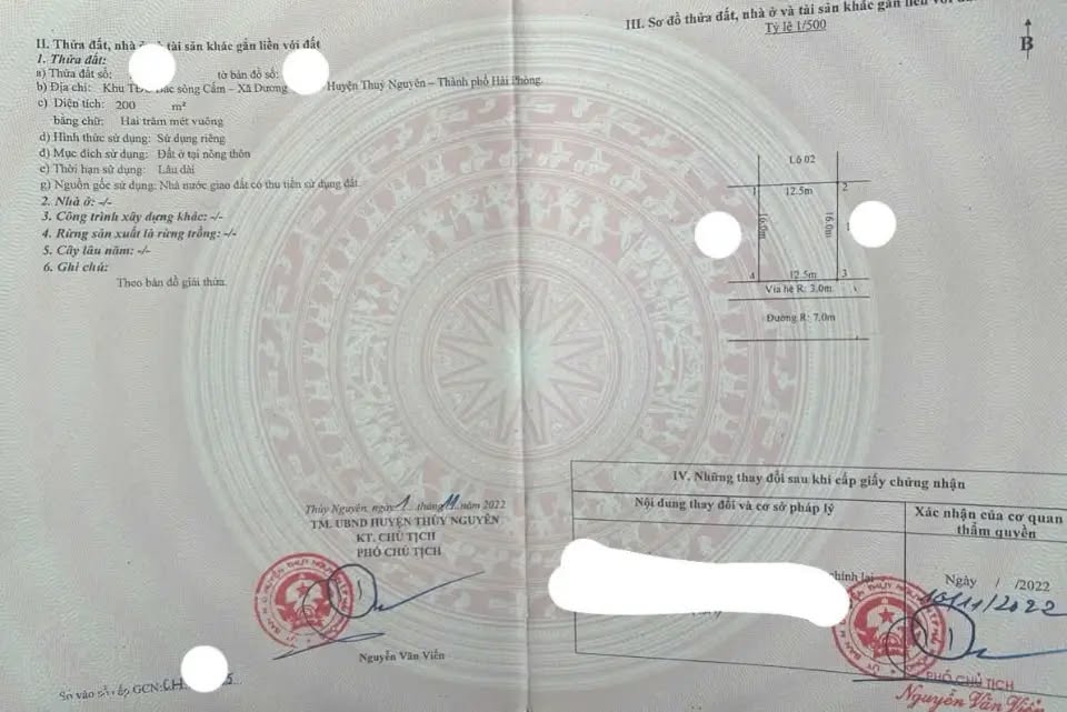 Đất nền biệt thự khu C Dương Quan 200m² giá 10 tỷ - Sổ đỏ chính chủ, pháp lý rõ ràng!