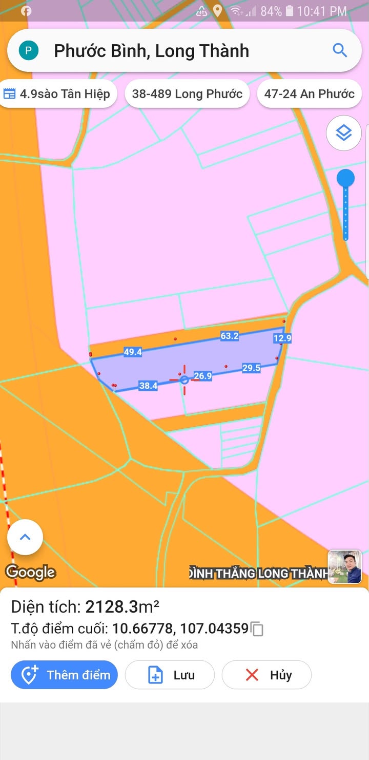 Đất phân lô 3 mặt đường Phước Bình 2125m² giá chỉ 8 tỷ - Đầu tư sinh lời ngay!