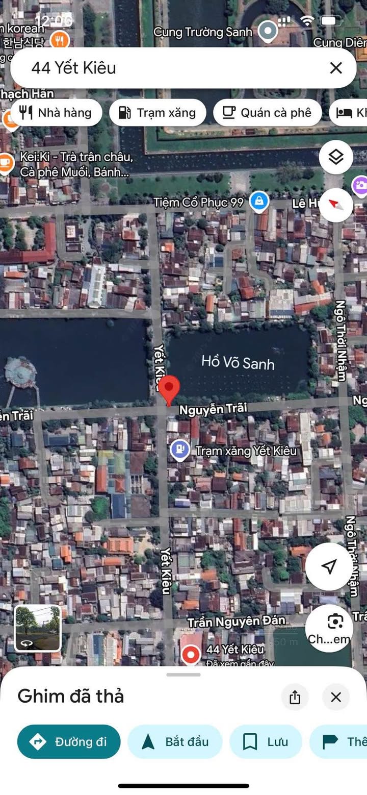 Mặt tiền Yết Kiêu Huế 250m² giá 12.5 tỷ - Vị trí đắc địa, kinh doanh thuận lợi!