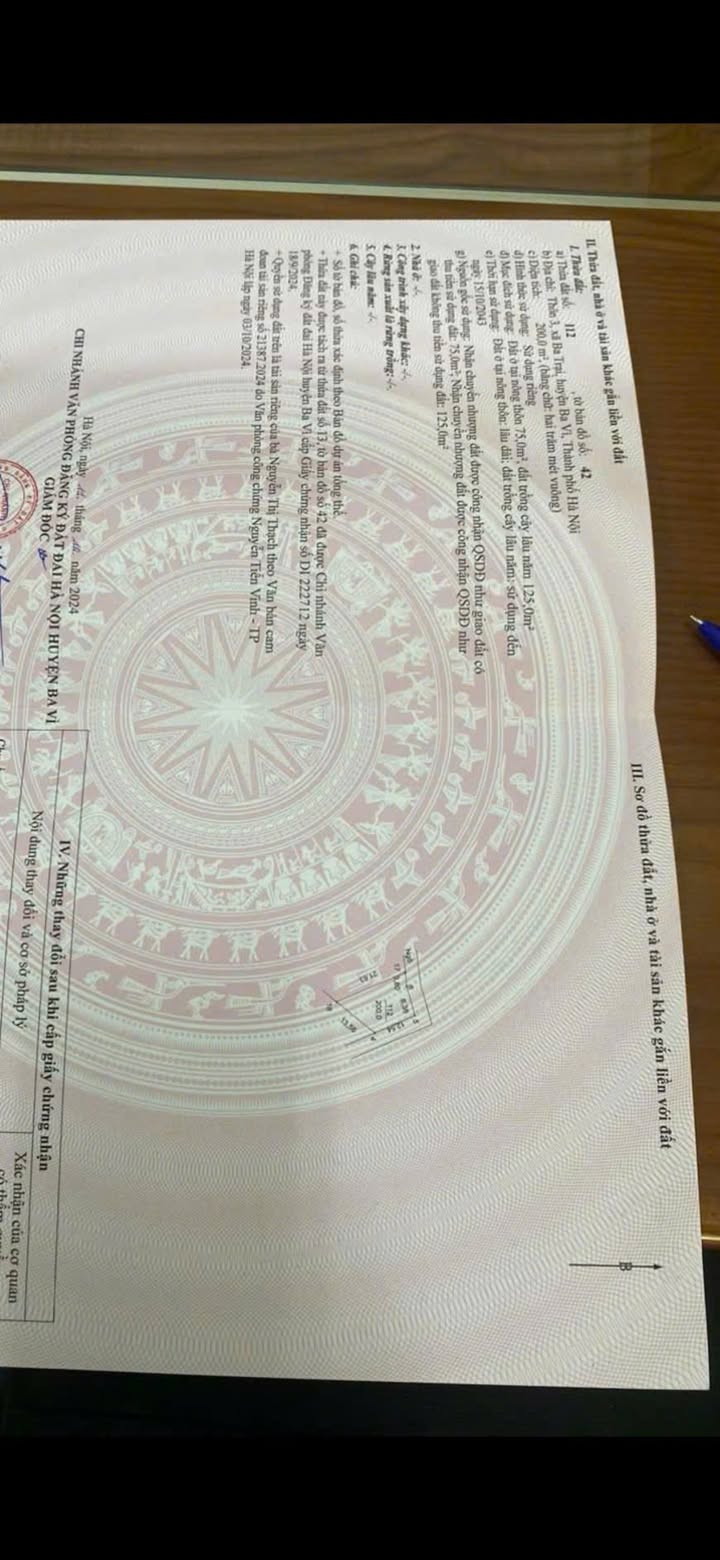 Đất thổ cư 200m² tại xã Suối Hai, Ba Vì - Chỉ 1 tỷ, ô tô vào tận nơi!