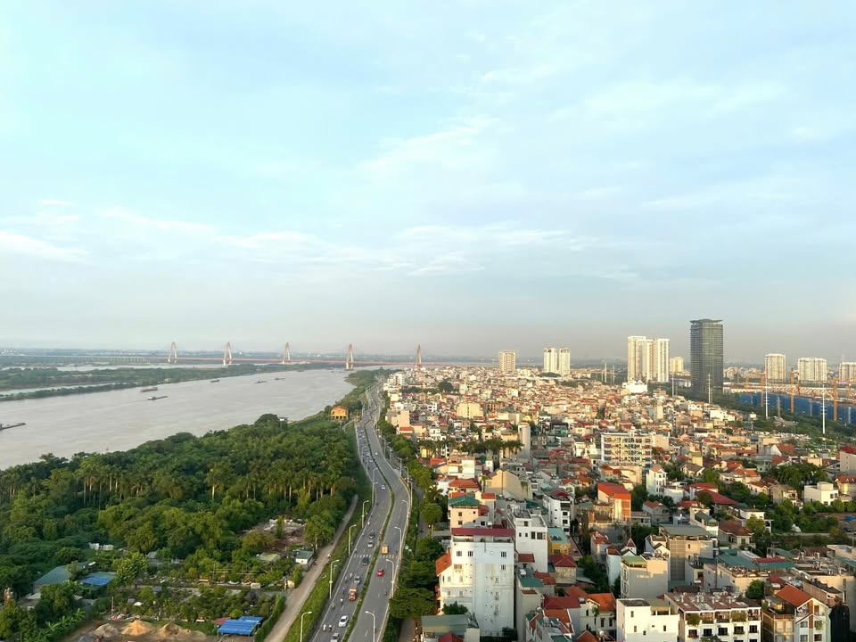 Căn hộ cho thuê Tây Hồ Riverview 2 ngủ giá 10 triệu - Full đồ, view sông Hồng