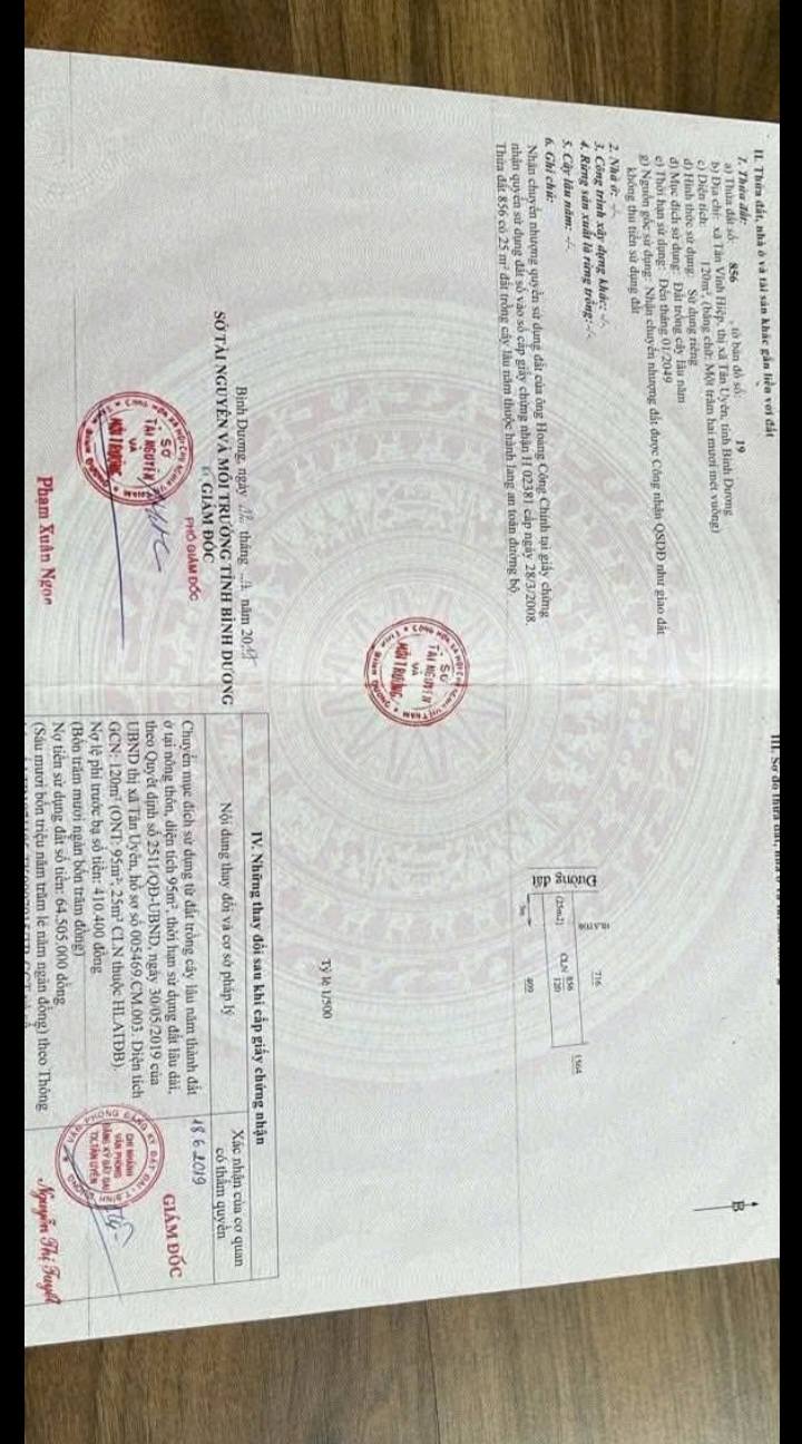 Đất nền Tân Vĩnh Hiệp, Tân Uyên, 125m² giá 1.55 tỷ - Sổ đỏ chính chủ!