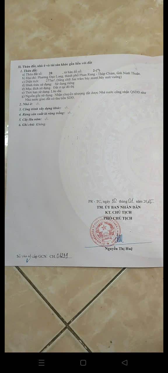 Nhà mặt tiền Ngô Quyền, Phan Rang 277m² giá 5 tỷ - Cơ hội đầu tư tuyệt vời!