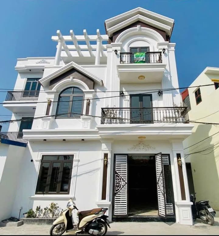 Nhà 3 tầng độc lập đường Lê Lợi, An Dương 60m² giá 2.55 tỷ - Ô tô vào tận nơi!