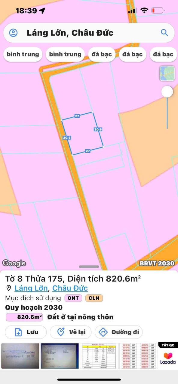 Lô đất chính chủ Láng Lớn 900m² giá 9.5 tỷ - Đầu tư sinh lời ngay!