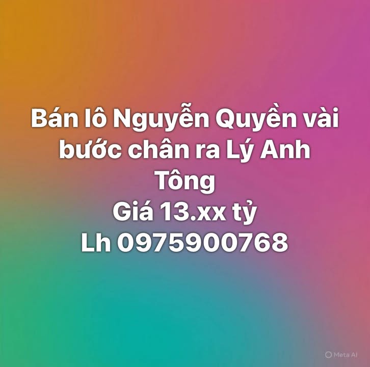Đất nền đường Nguyễn Quyền, Yên Phong, 112.5m² giá 13 tỷ - Cơ hội đầu tư tuyệt vời!
