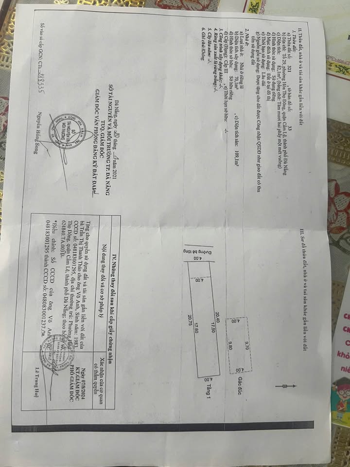 Nhà riêng Đà Nẵng 82m² giá 3.3 tỷ - Ô tô vào tận nhà, hướng Tây