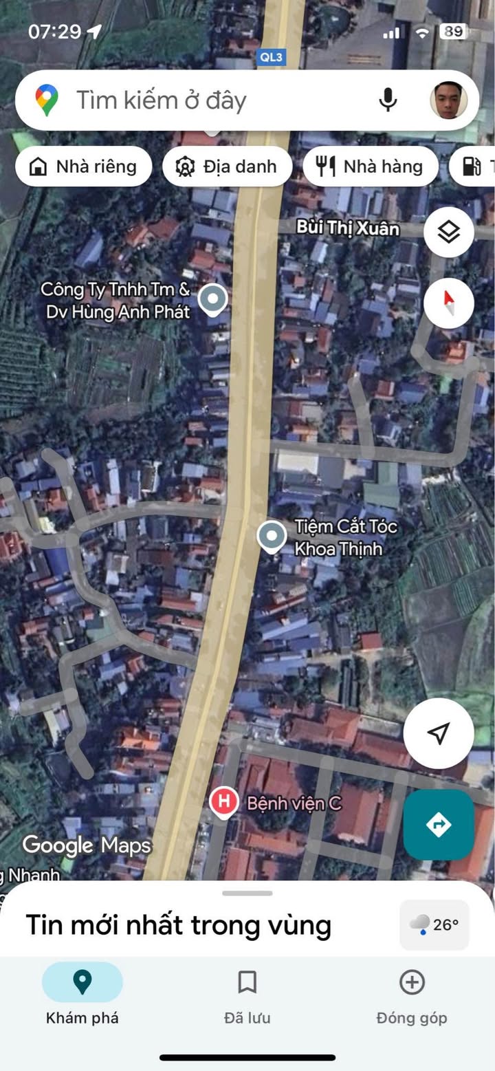 Đất góc 2 mặt tiền Quốc lộ 3, Phố Cò, Thái Nguyên 200m² - Cơ hội đầu tư tuyệt vời!