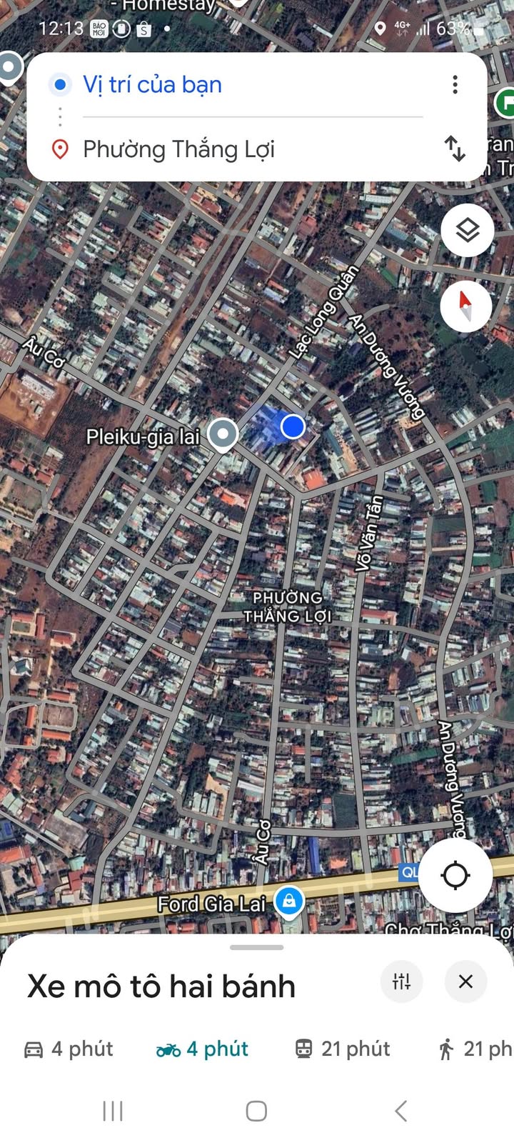 Đất ở Thắng Lợi, Pleiku 150m² giá 900 triệu - Cơ hội đầu tư tuyệt vời!