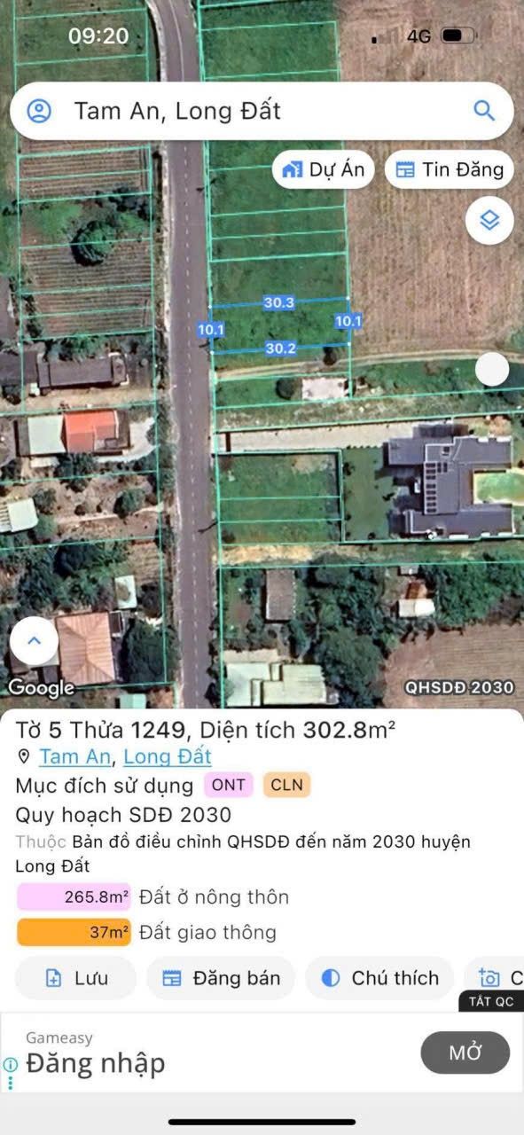 Đất nền Tam Phước, Long Thành 300m² giá 1.7 tỷ - Sổ đỏ chính chủ!