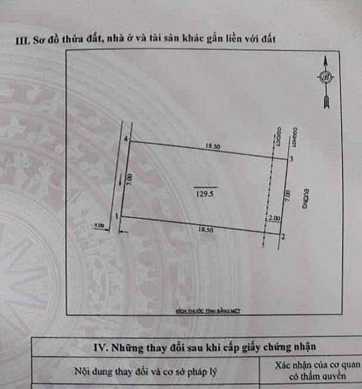 Đất Quán Bàu Vinh 129,5m² giá 6 tỷ - Hướng Đông, tiện ích đầy đủ!