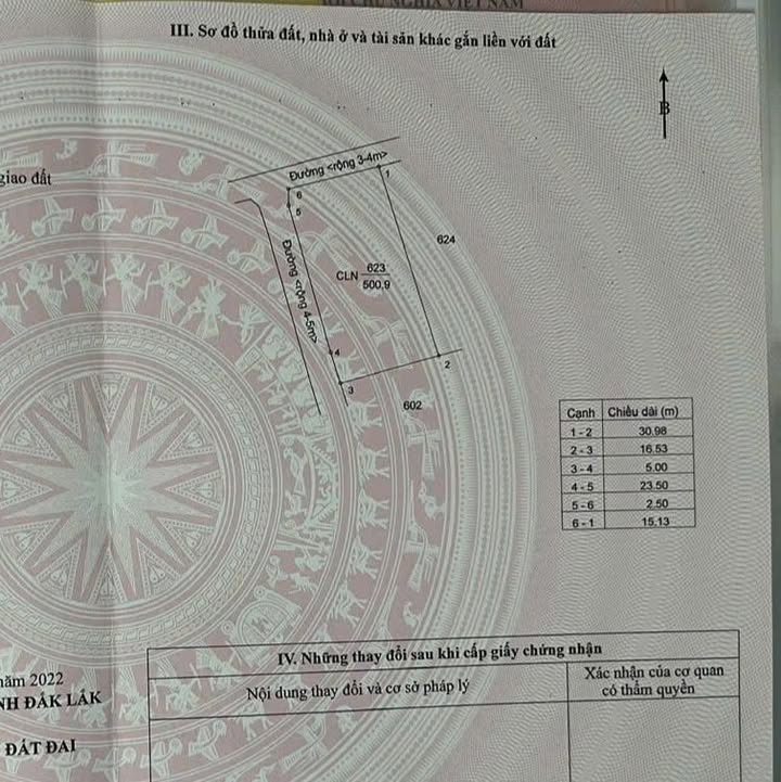 Lô đất 500m² 2 mặt tiền hẻm 327 Ymoan, BMT - Giá chỉ 1.899 tỷ, sẵn sàng xây dựng!