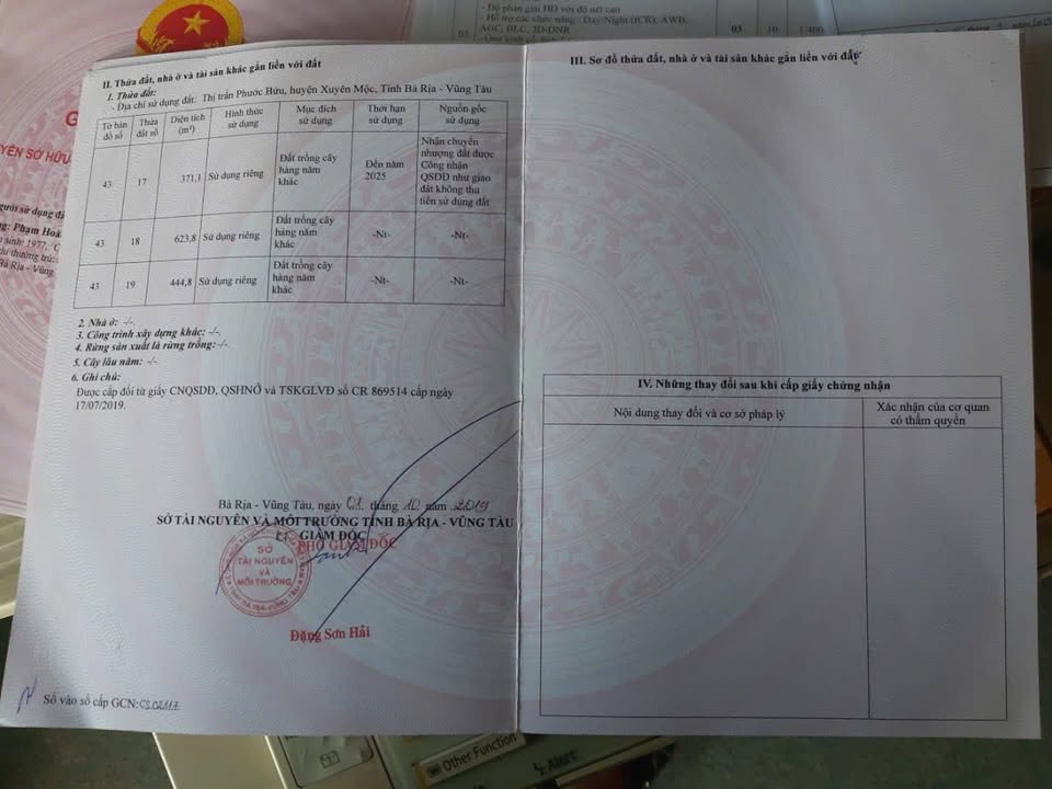 Đất nền Phước Bửu, Xuyên Mộc 2230m² giá chỉ 9 tỷ - Tiềm năng sinh lời lớn!