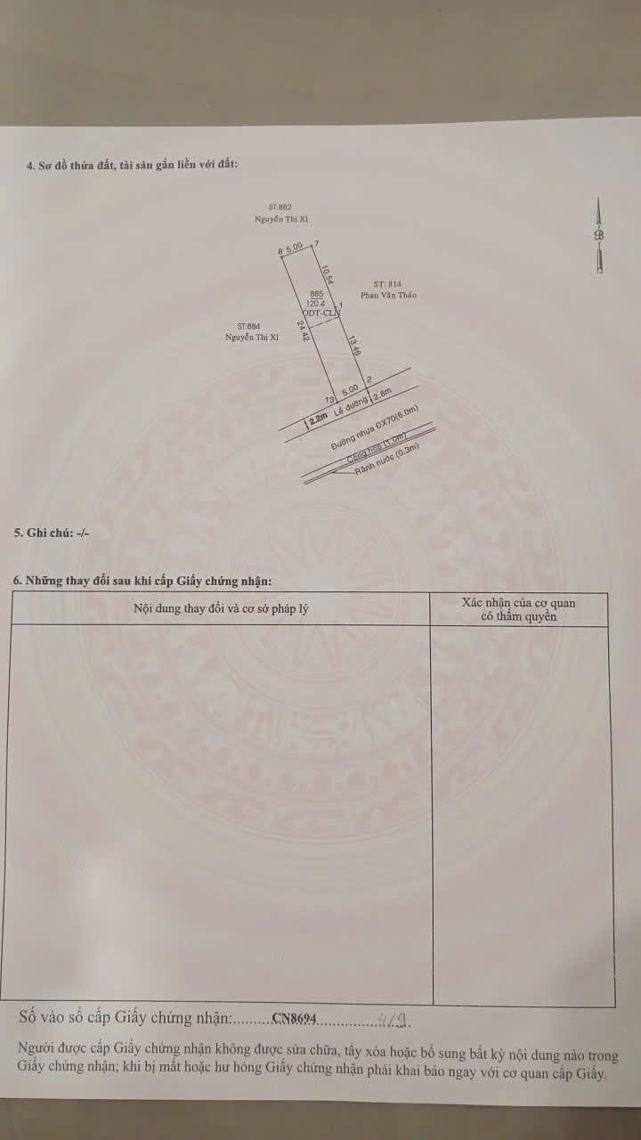 FrontHouse mặt tiền DX 070 Định Hòa 122.5m² giá 2.1 tỷ - Đầu tư sinh lời ngay!