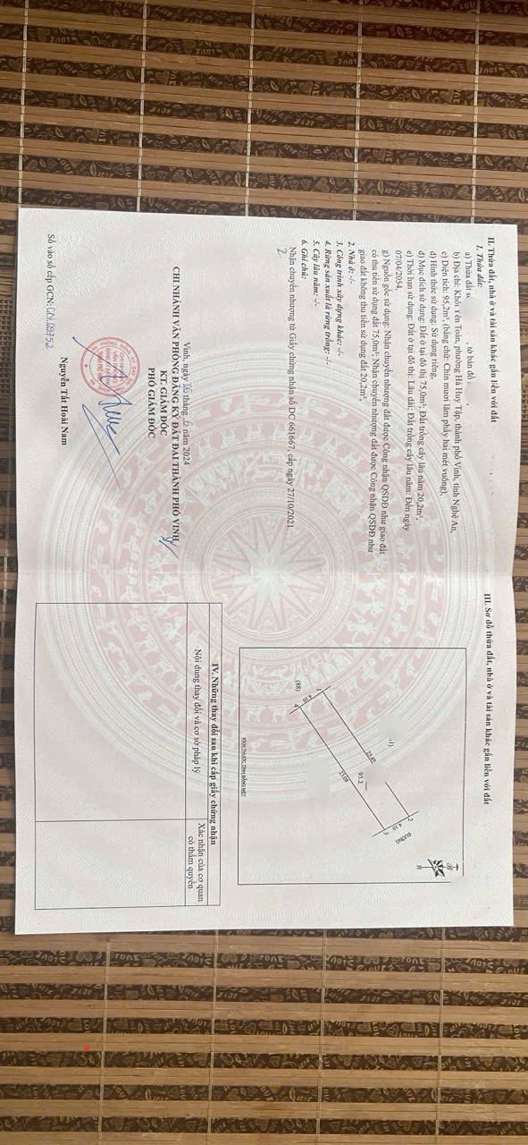 Đất kinh doanh tại Yên Toàn, Vinh 95.2m² giá 5.8 tỷ - Vị trí đắc địa, cơ hội đầu tư sinh lời!