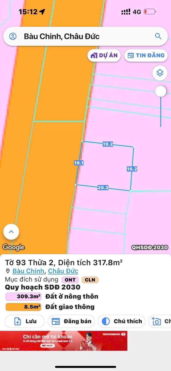 Bán gấp FrontHouse Quốc lộ 56, xã Kim Long, 317m² giá 5.4 tỷ - Vị trí kinh doanh lý tưởng!