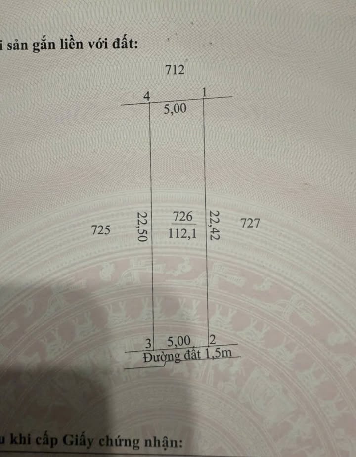 Đất nền xã Vàm Cỏ, Tân Trụ, Long An 115m² giá 350 triệu - Đường ô tô vào tận nơi!