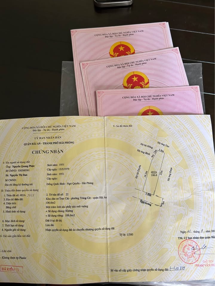 Đất mặt đường Trực Cát, Hải Phòng 125m² giá 3.75 tỷ - Đầu tư sinh lời ngay!