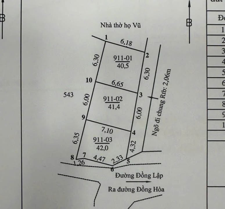 Đất nền tại Đồng Lập, Đồng Hoà, Kiến An - Diện tích 41m² chỉ 1 tỷ - Sổ đỏ chính chủ!