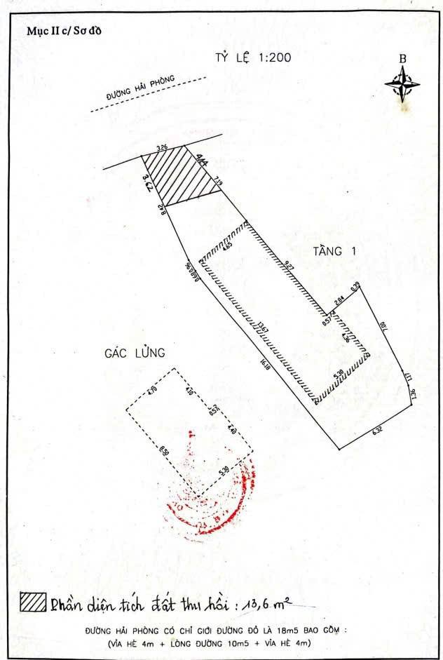 Lô đất mặt tiền đường Hải Phòng, Đà Nẵng 136m² giá 16.8 tỷ - Cơ hội đầu tư hấp dẫn!