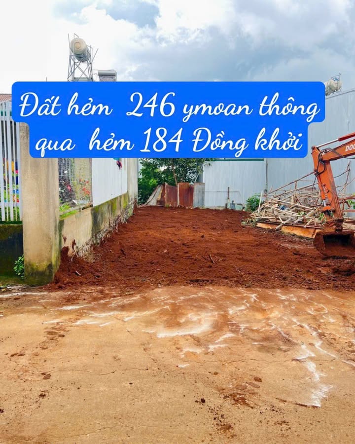 Đất nền Hẻm 246 Y Moan, phường Tân Lợi, 115m² giá 2.84 tỷ - Đường bê tông ô tô ra vào thoải mái!