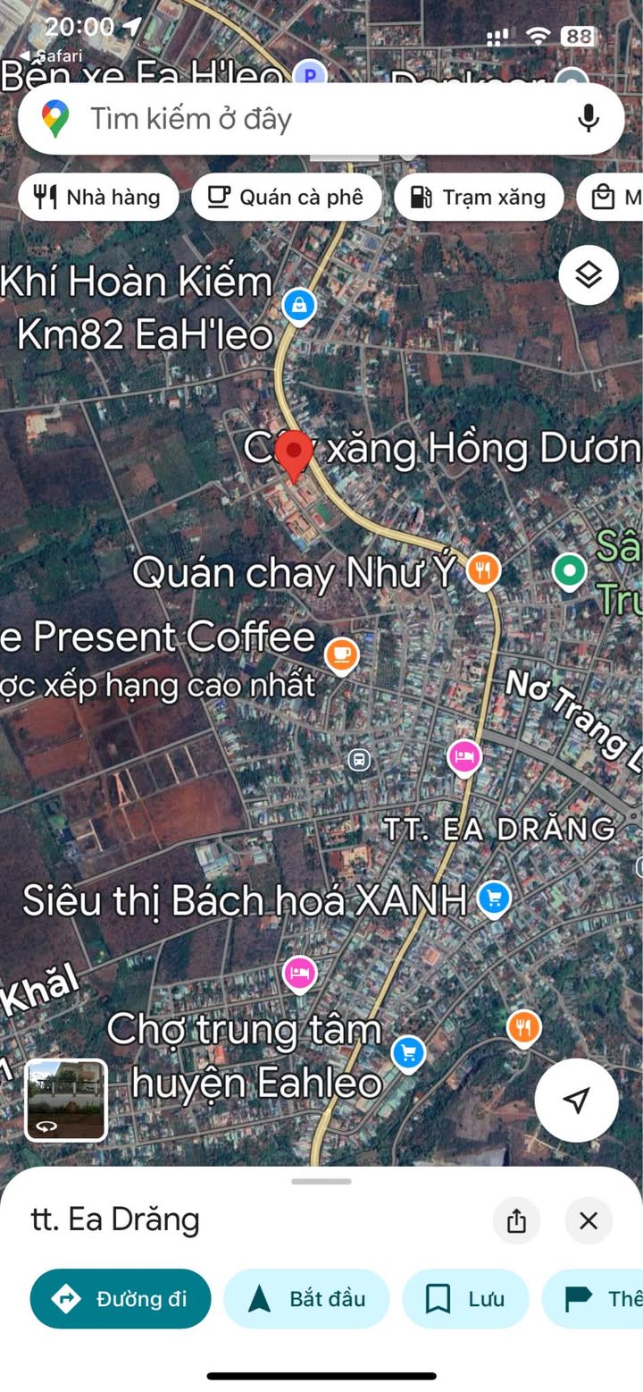 Đất nền TDP 9, Thị trấn Ea Drăng, 348.4m² - Giá chỉ 1.675 tỷ, Sổ hồng chính chủ!