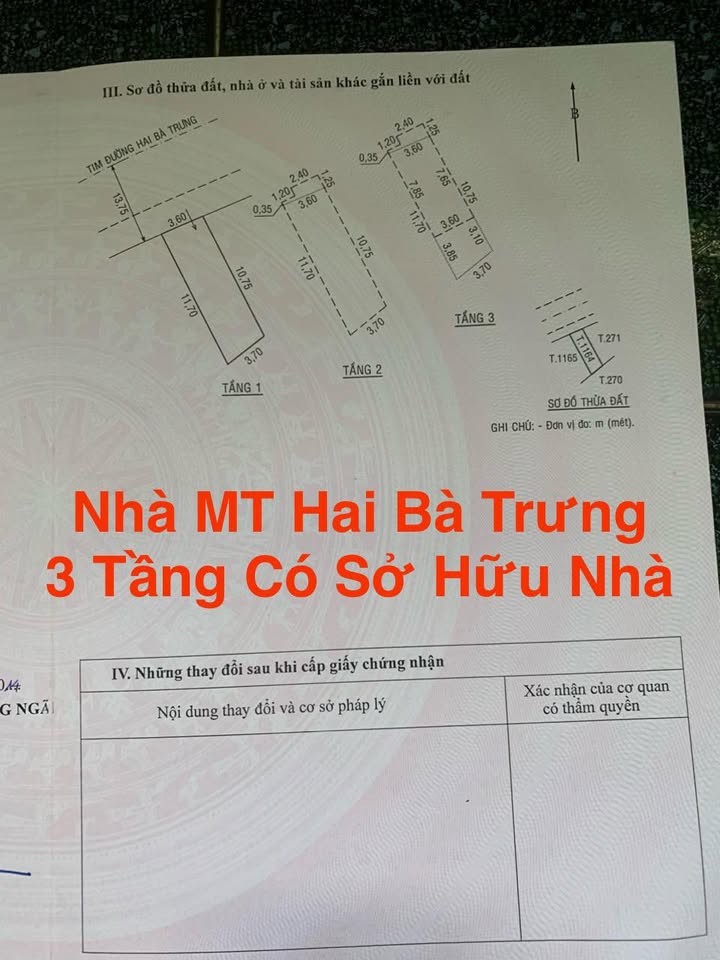 Bán nhà mặt tiền 3 tầng đường Hai Bà Trưng, Quảng Ngãi, 41m², giá 3.5 tỷ - Cơ hội đầu tư hấp dẫn!