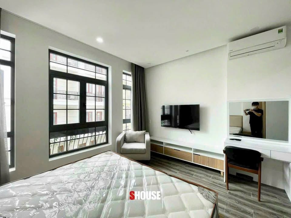 Chung cư mini cho thuê 1 phòng ngủ Nguyễn Cửu Vân - Full nội thất, yên tĩnh