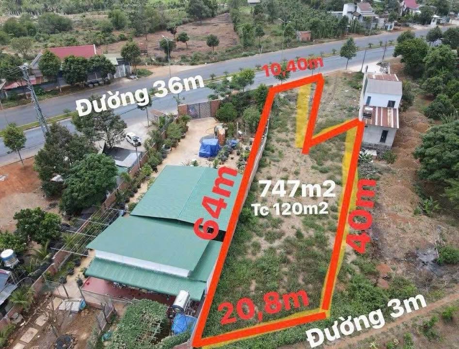 Đất mặt tiền kinh doanh Vành Đai 30/4 Buôn Ma Thuột 750m² - Cơ hội đầu tư tuyệt vời!