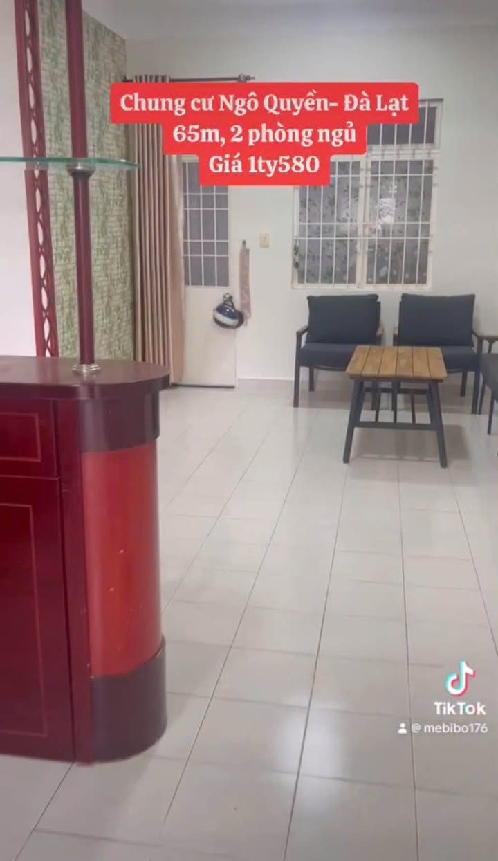 Căn hộ chung cư Ngô Quyền 65m² giá 1.58 tỷ - Gần trung tâm Đà Lạt!