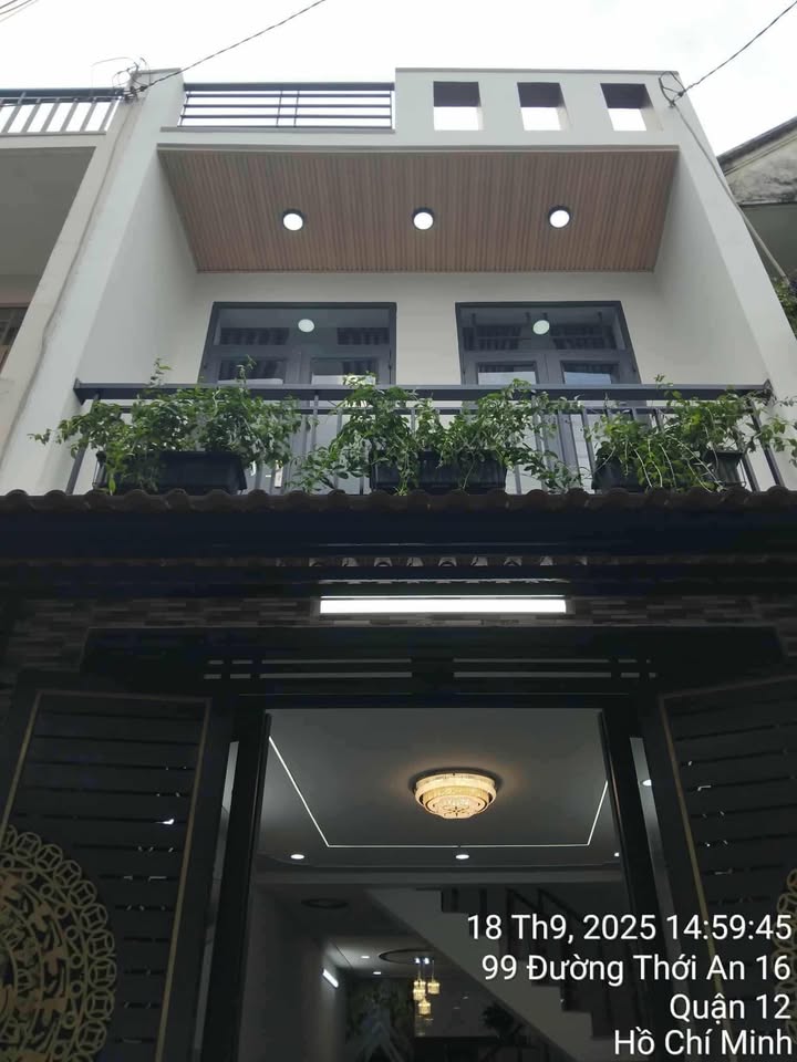 Nhà phố đường TA16, phường Thới An, quận 12 - Giá chỉ 4,35 tỷ - Thiết kế sang trọng!