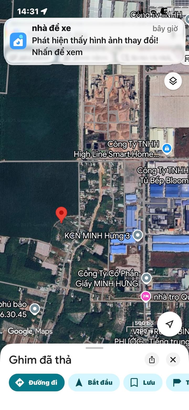 Đất thổ cư 670m² phường Minh Hưng, Chơn Thành - Thích hợp xây trọ gần khu công nghiệp!