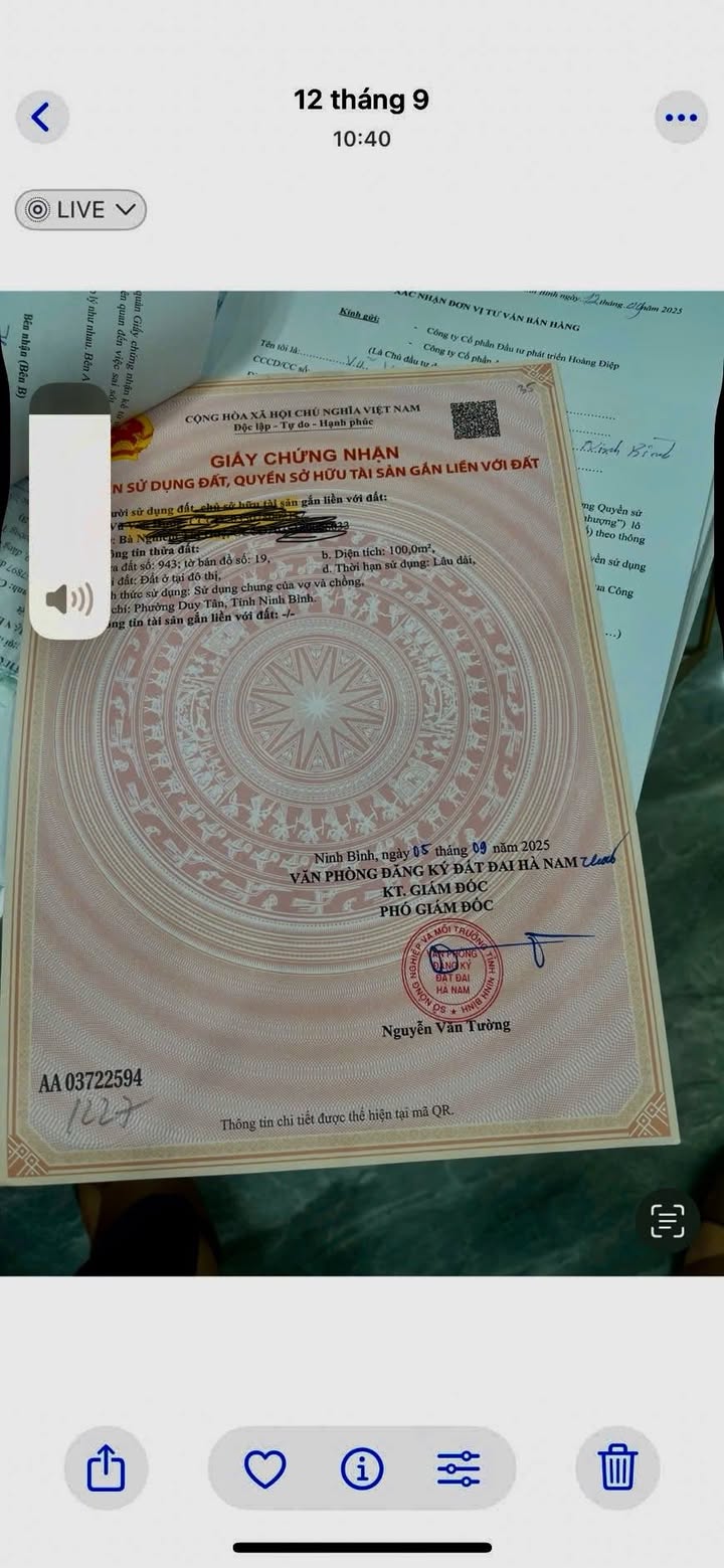 Đất nền khu đô thị Hoàng Hiệp, Hòa Mạc, 100m² giá 3.1 tỷ - Cơ hội đầu tư tuyệt vời!