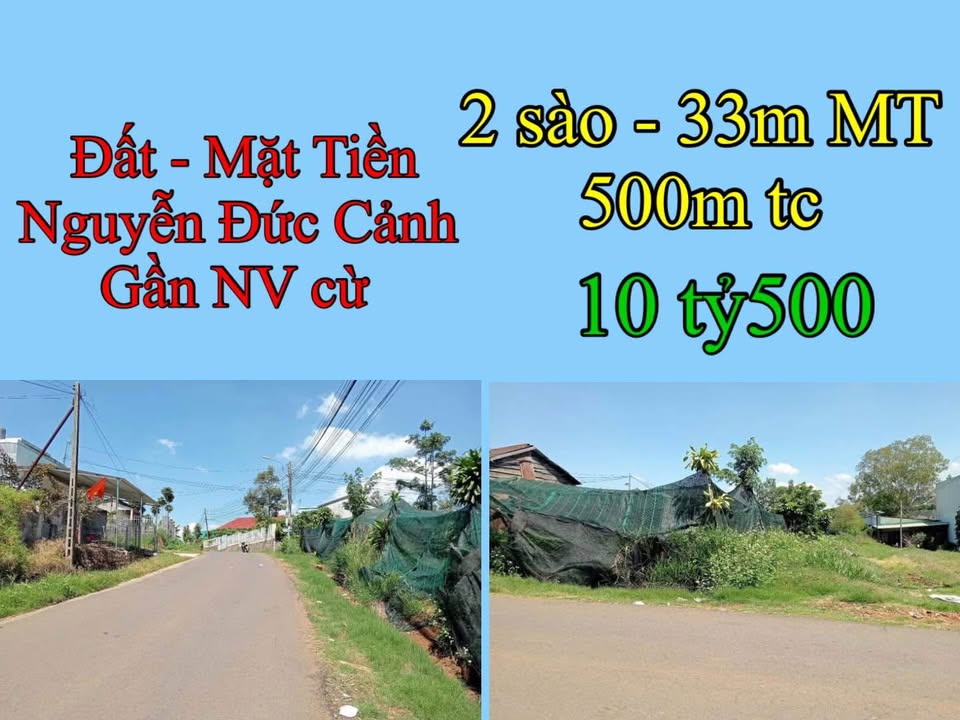 Đất mặt tiền Nguyễn Đức Cảnh Bảo Lộc 2000m² giá 10.5 tỷ - Tiềm năng kinh doanh lớn!
