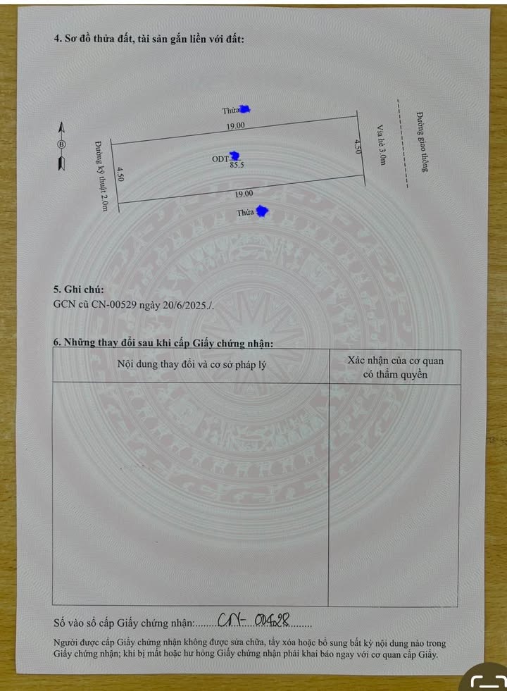 Đất nền Khu vịt cỏ hồ sen 85m² giá 510 triệu - Chính chủ cần bán gấp!