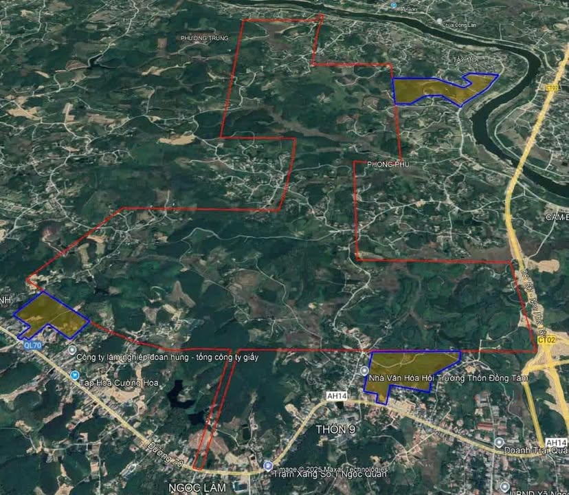 Đất nền khu phố 10 Ngọc Quan, Đoan Hùng 300m² giá chỉ 1 tỷ - Cơ hội đầu tư hấp dẫn!