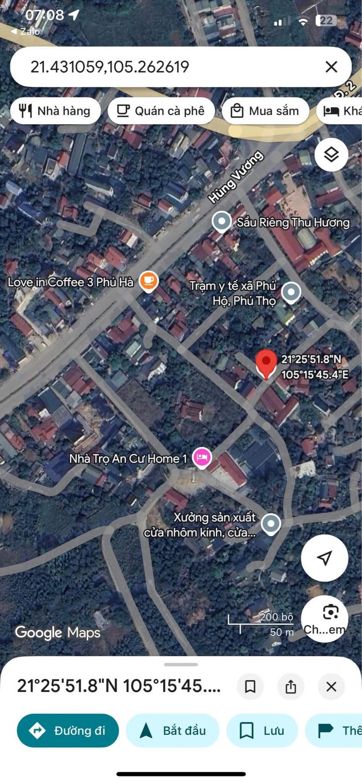 Đất thổ cư Phú Hộ 132.7m² giá chỉ 1.4 tỷ - Đường ô tô vào thoải mái!