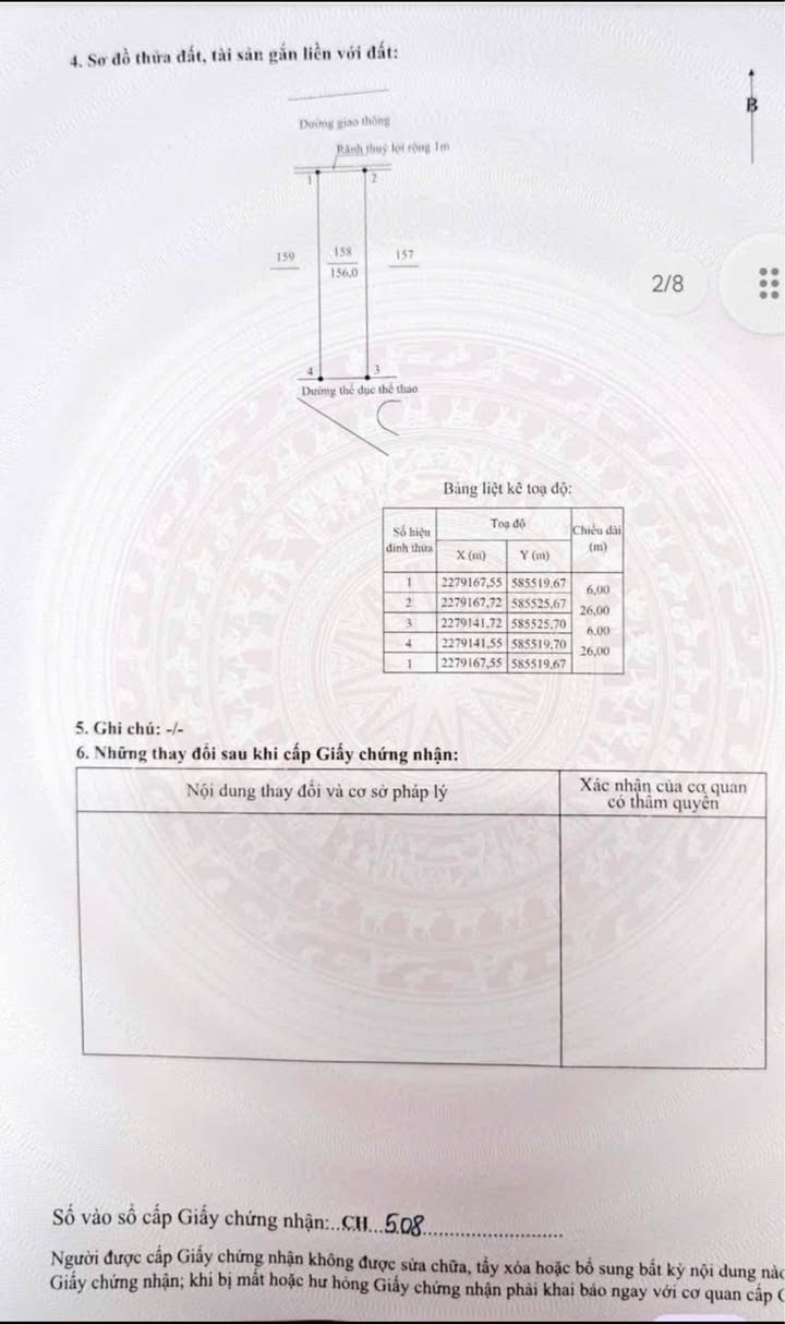 Đất nền chính chủ tại Bắc Tiên Hưng, Đông Hưng, Thái Bình 156m² - Pháp lý đầy đủ!