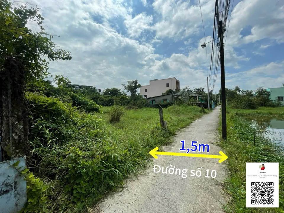 Đất nền 1508m² mặt tiền đường số 10, Tân An, Long An - Giá chỉ 10.2 tỷ!