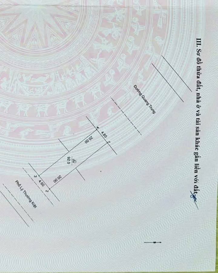 Nhà mặt phố Quang Trung Hà Đông 92m² giá thỏa thuận - Vị trí đẹp, dòng tiền ổn định!