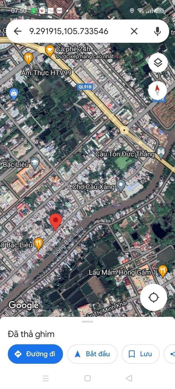 Đất nền đường Hoàng Diệu, phường 1, Bạc Liêu 158m² giá 3.3 tỷ - Đầu tư sinh lời ngay!