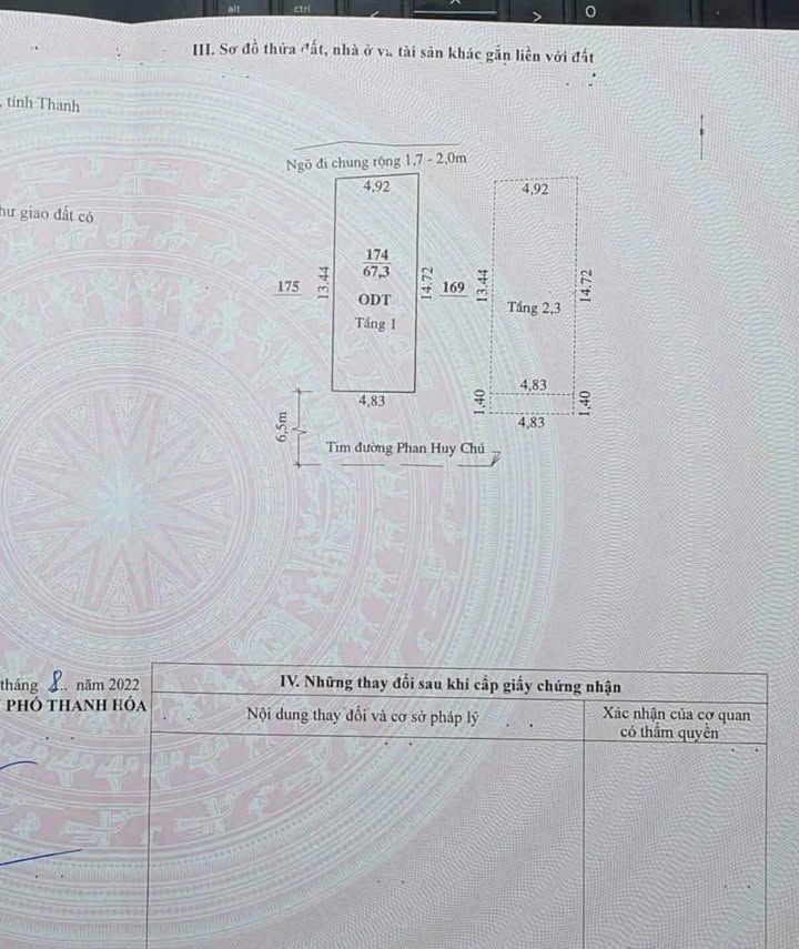 Nhà 3 tầng phường Hạc Thành, 67m² giá 5 tỷ - Kinh doanh thuận lợi!