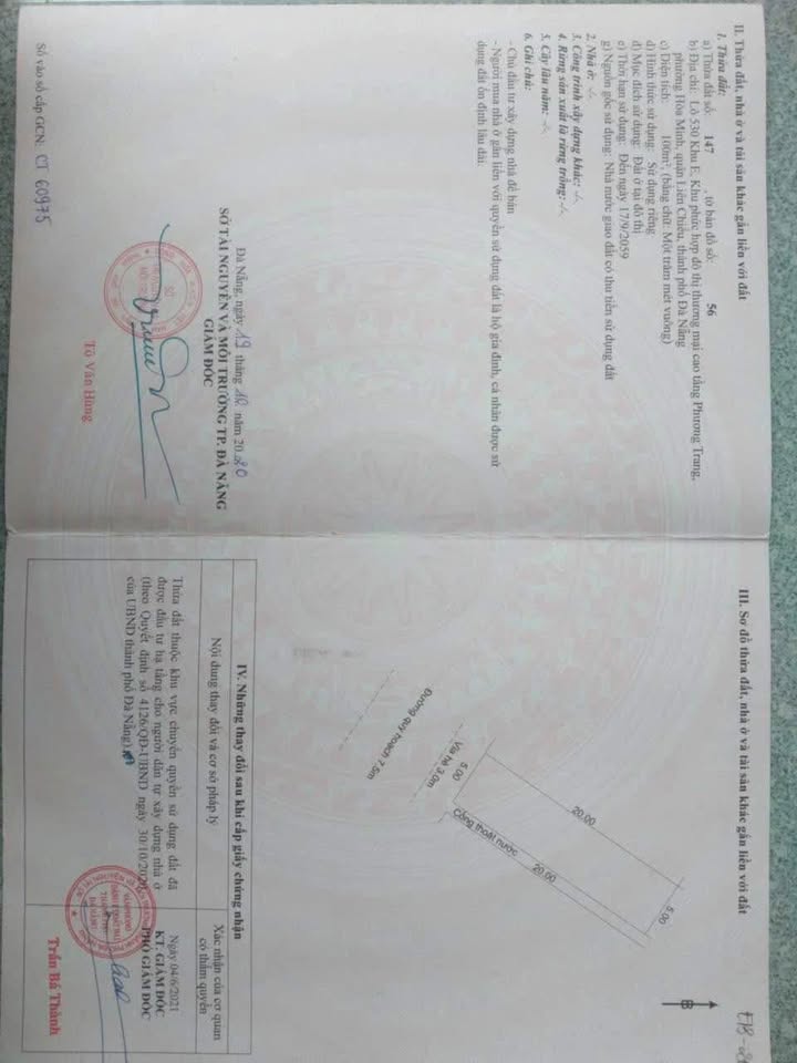 Đất Hòa Phú 100m² giá 7.2 tỷ - Hướng Tây Nam, vị trí tiềm năng!