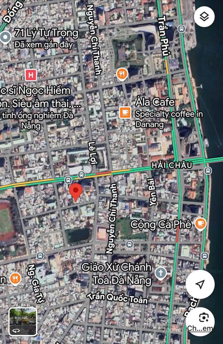 Cho thuê nhà mặt tiền đường Pasteur, Đà Nẵng 200m² - Không gian thoáng đãng, tiện nghi!