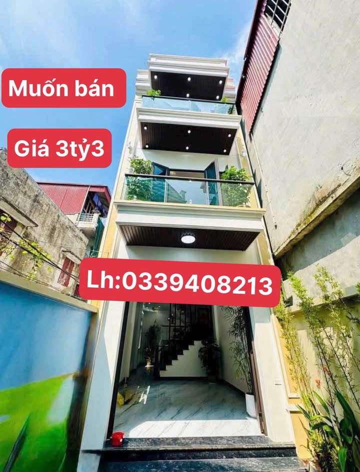 Nhà 3 tầng Hòa Lạc 80m² giá 3.3 tỷ - Sẵn sàng vào ở ngay!