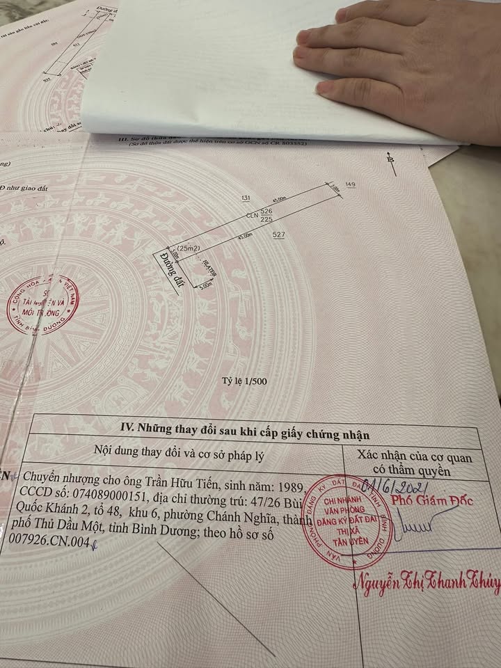 Đất thổ cư Hội Nghĩa Tân Uyên 225m² giá 2.3 tỷ - Đầu tư sinh lời tốt!