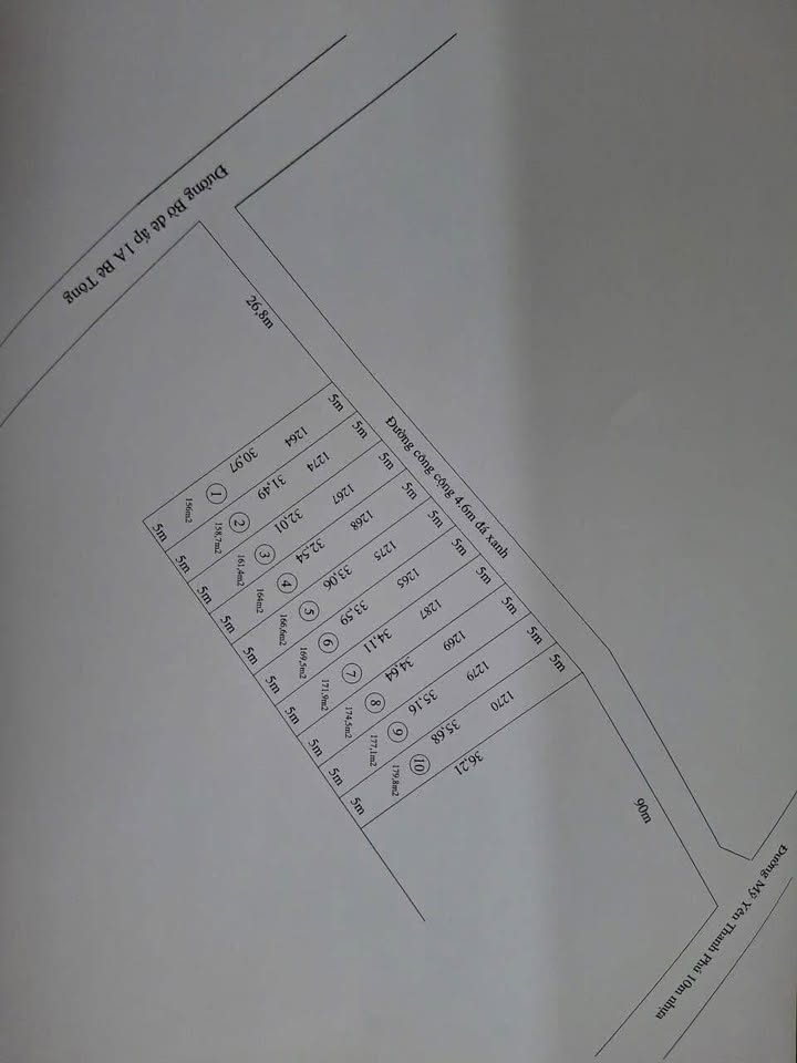 Đất nền thổ cư 180m² tại Ấp 1A, Bến Lức - Giá chỉ 1.6 tỷ, thương lượng tốt!